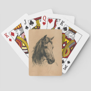 Horse's Head (by Heywood Hardy) Poker Cards