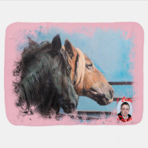 Horses/Horses/Horses Baby Blanket