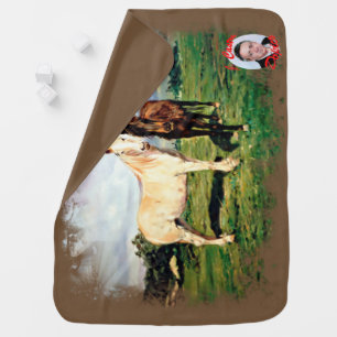 Horses/Horses/Horses Baby Blanket