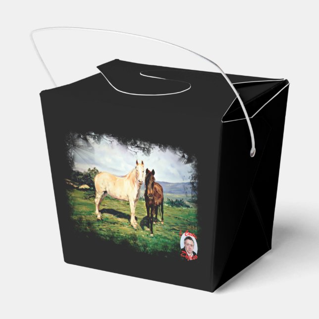 Horses/Horses/Horses Favor Boxes (Back Side)