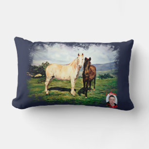 Horses/Horses/Horses Lumbar Pillow