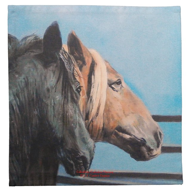 Horses/Horses/Horses Napkin (Front)