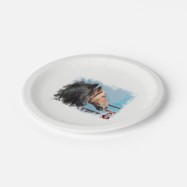 Horses/Horses/Horses Paper Plates (Angled)