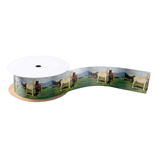 Horses/Horses/Horses Satin Ribbon (Spool)