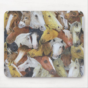 Horses Horses Mouse Pad