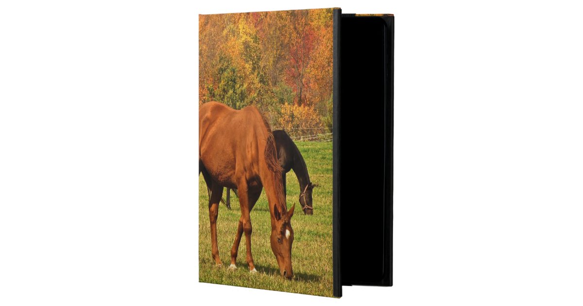 Horses in Autumn Powis iPad Air 2 Case | Zazzle