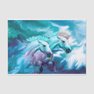 Horses in Flight Decoupage Tissue Paper