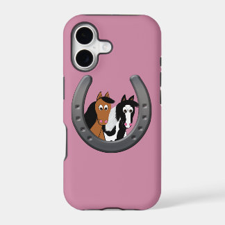horses in horseshoe iPhone 17 case