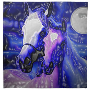 Horses in Love Napkin