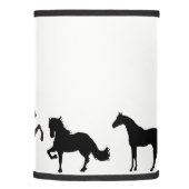 HORSES IN SILHOUETTE LAMP SHADE (Right)