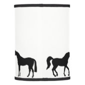 HORSES IN SILHOUETTE LAMP SHADE (Back)