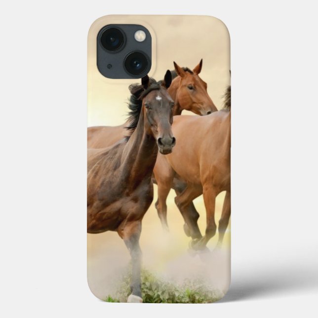 Horses In Sunset Case-Mate iPhone Case (Back)