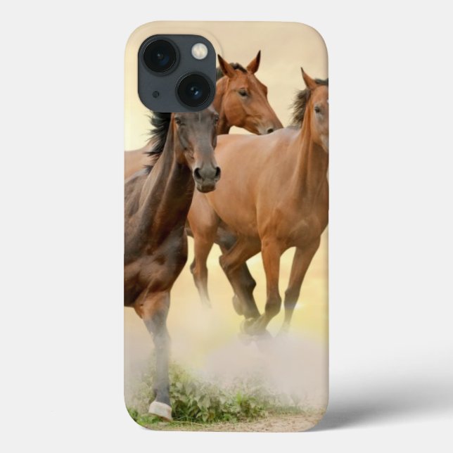 Horses In Sunset Case-Mate iPhone Case (Back)