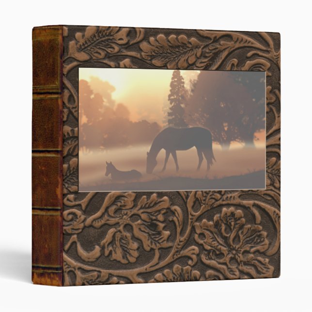 Horses in the Morning Fog- I " Binder (Front/Spine)