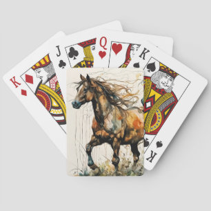 Horses in the Pasture Poker Cards