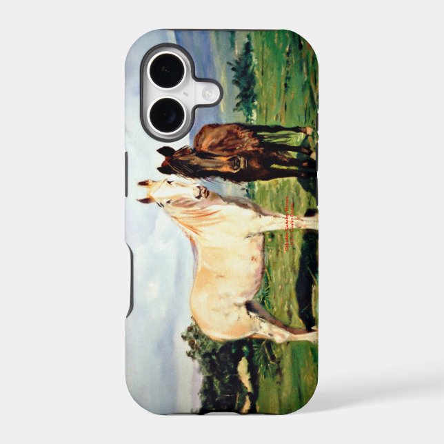 Horses Iphone Case (Back)