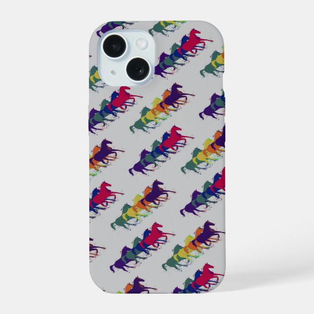 Horses Iphone Case (Back)