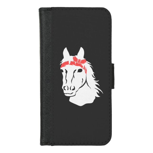 Horses iPhone Wallet Case (Front)