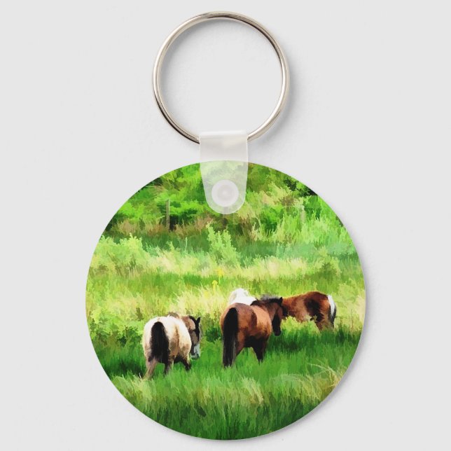 HORSES KEYCHAIN (Front)