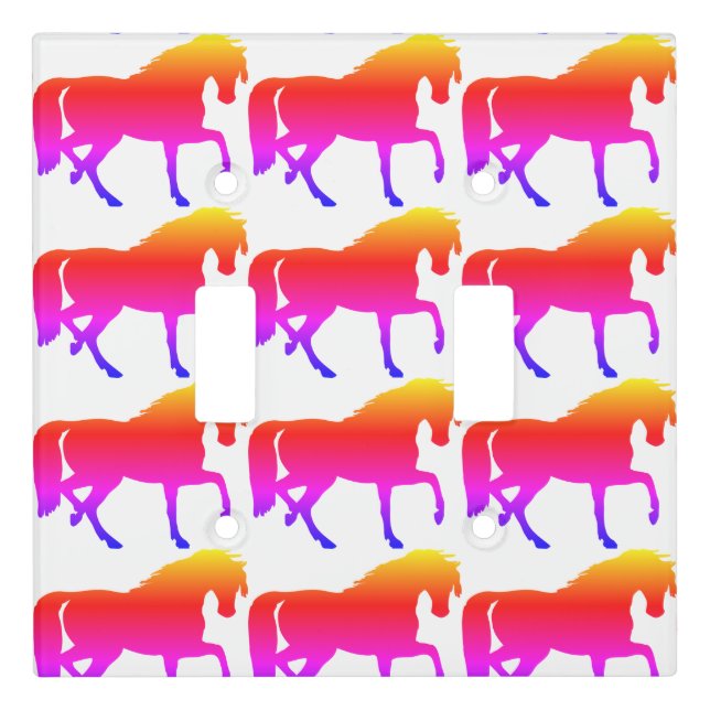Horses Light Switch Cover (Front)
