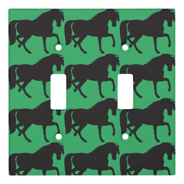 Horses Light Switch Cover (Front)