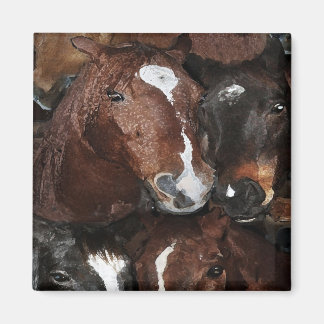 Horses Magnet