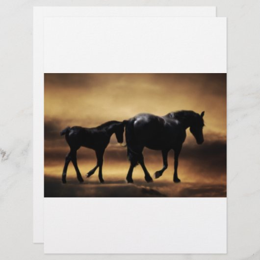 Horses mom and I (Front/Back)