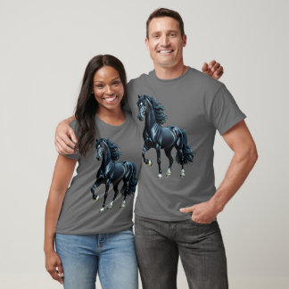 Horses motive t-shirt
