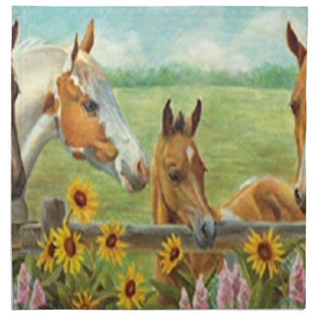 Horses Napkins (Front)