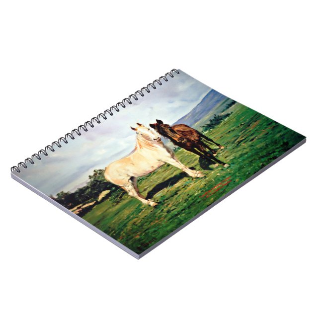 Horses Notebook (Left Side)