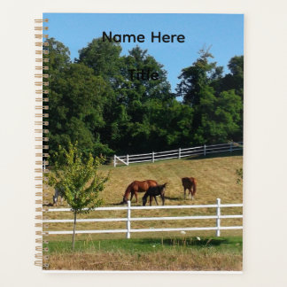 Horses Notebook