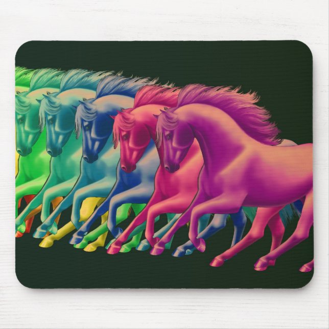 Horses of Different Colors Mousepad (Front)