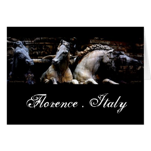 Horses of Florence II Cards (Front Horizontal)