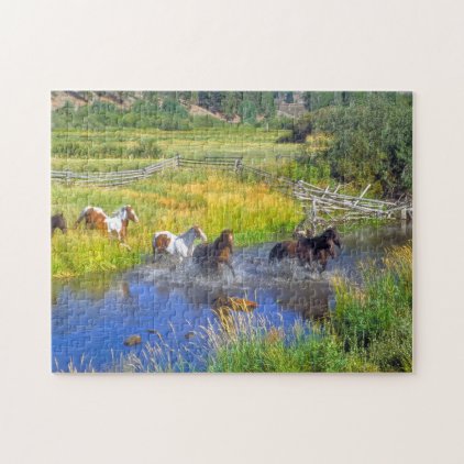 Horses of Montana. Jigsaw Puzzle