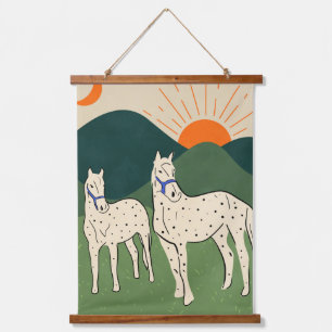 Horses of the Highland Hanging Tapestry