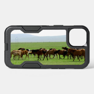 Horses on Pasture - Landscape Photograph iPhone 13 Case