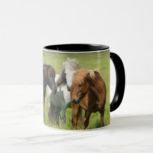 Horses on the Ranch South Iceland Mug