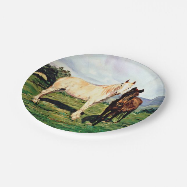 Horses Paper Plates (Angled)