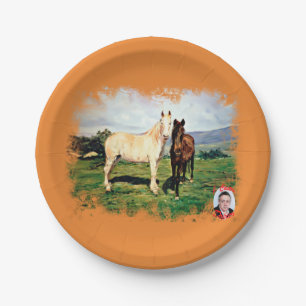 Horses Paper Plates