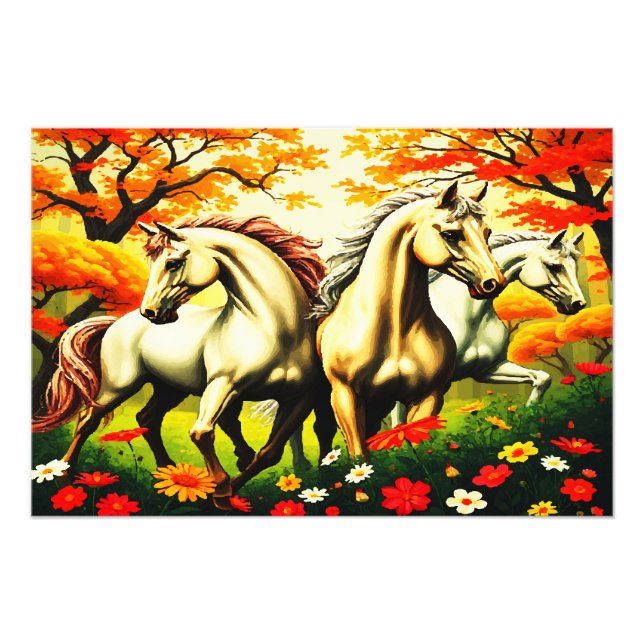 HORSES PARADISE PHOTO PRINT (Front)