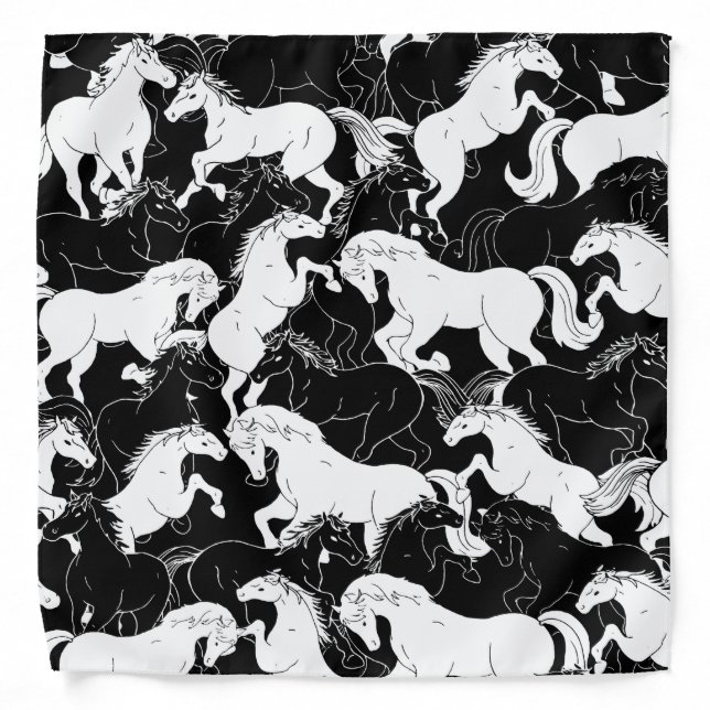 HORSES PASSION BANDANA (Front)