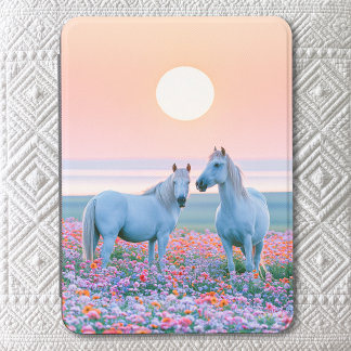 Horses Pastel Sunset Kindle Cover