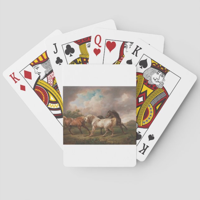  Horses  Poker Cards (Back)