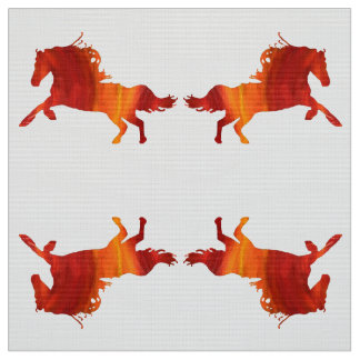 Horses  Polyester Weave (58" width) Fabric