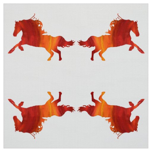 Horses  Polyester Weave (58" width) Fabric