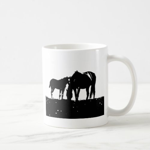 Horses Pop Art Coffee Mug