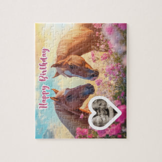 Horses Puzzle Birthday Gift Girl