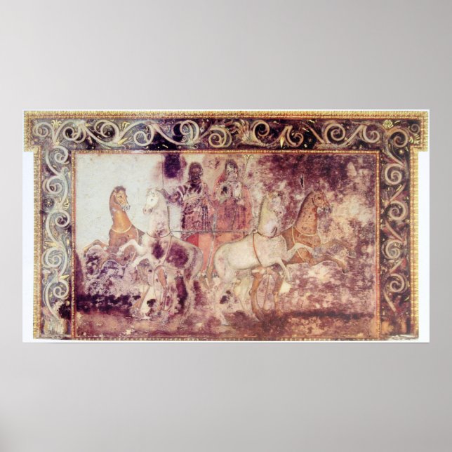 Horses Rider – Hades Persephone – Hellenistic Poster (Front)
