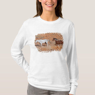Horses roaming the Big Horn MT of Shell Wyoming. 2 T-Shirt