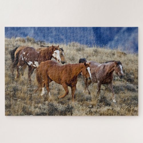 Horses Roaming the Hills Jigsaw Puzzle